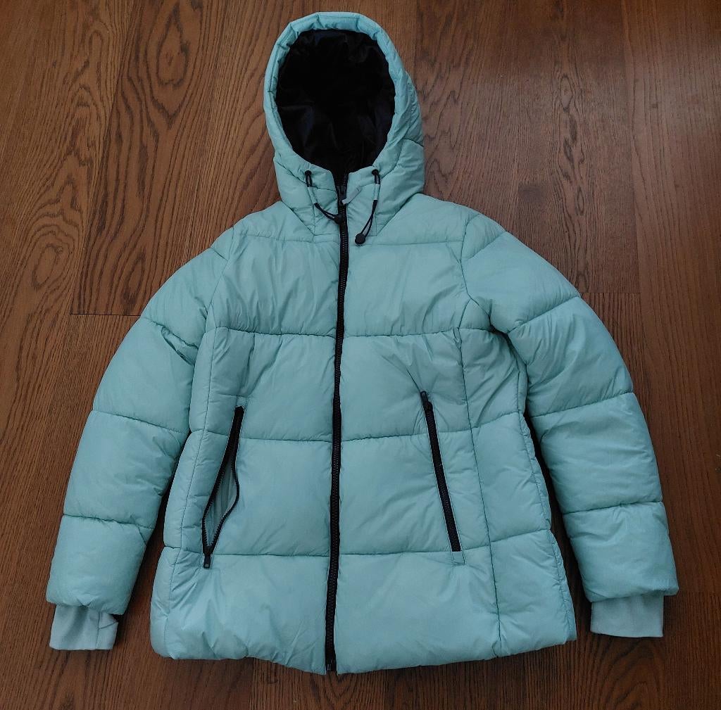 Mintgroene winterjas, Ophalen of Verzenden, Nieuw, Maat 38/40 (M), Groen
