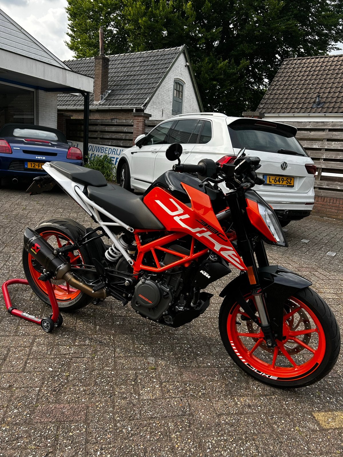 KTM Duke 390 2020 - Net onderhoud gehad, minimale schade, Motoren, Motoren | KTM, 390 cc, Occasion, Particulier, Minimaal motorrijbewijs A2