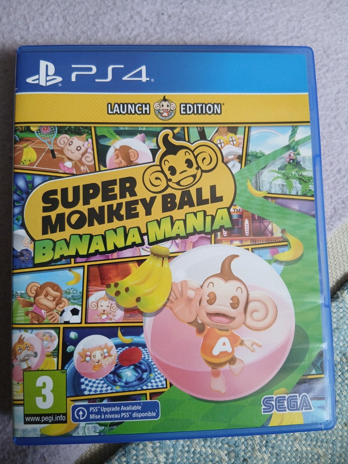 Super Monkey Ball Banana Mania PS4 Launch Edition, Spelcomputers en Games, Online, Virtual Reality, Ophalen of Verzenden, Zo goed als nieuw