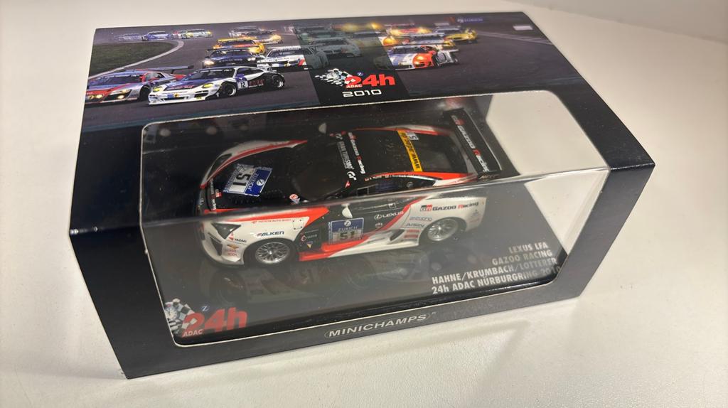 Lexus lfa 24h Nurburgring 2010 minichamps 1.43, Auto, Ophalen of Verzenden, MiniChamps, A