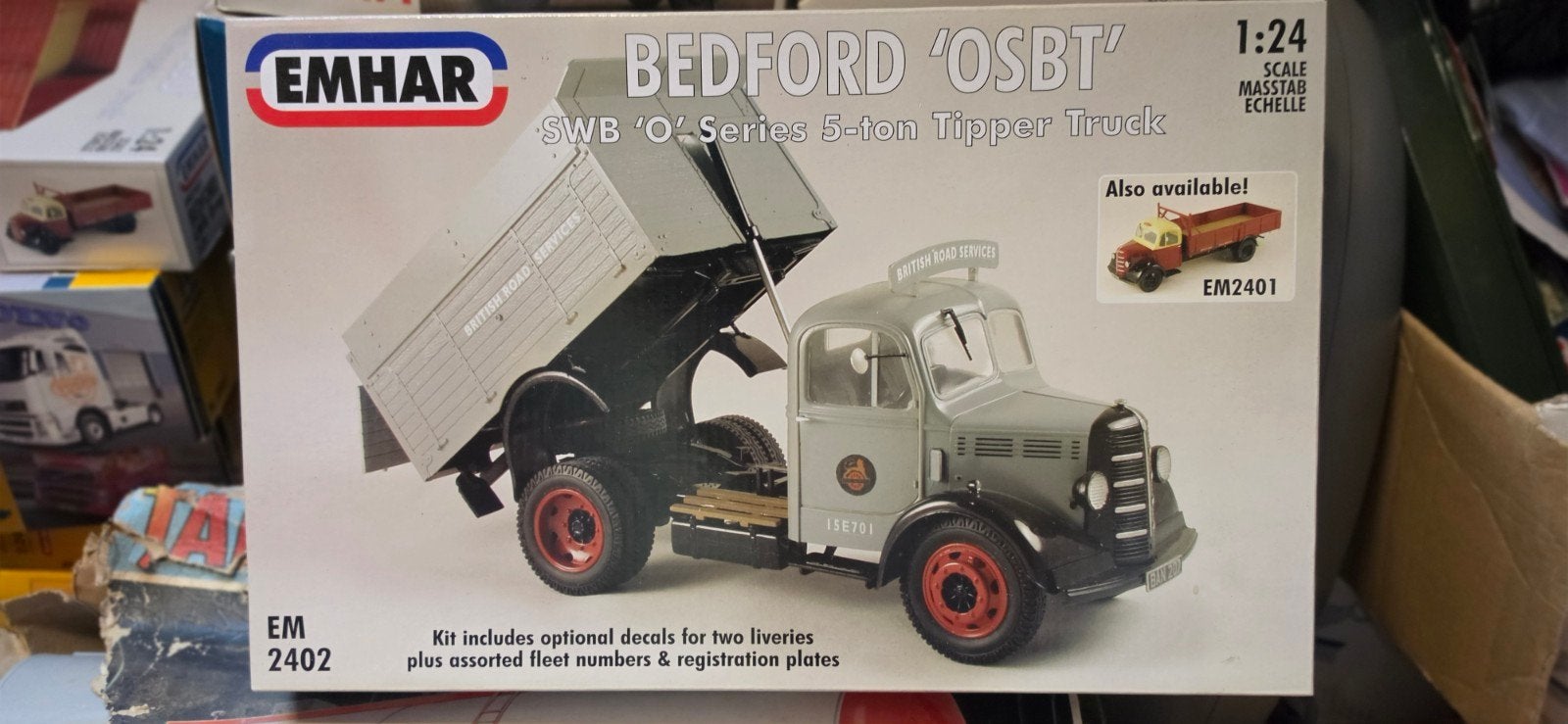 Emhar Bedford 'OSBT' SWB 'O' Series 5-ton Kipperwagen, Hobby en Vrije tijd, Overige merken, Groter dan 1:32, Nieuw, Ophalen of Verzenden