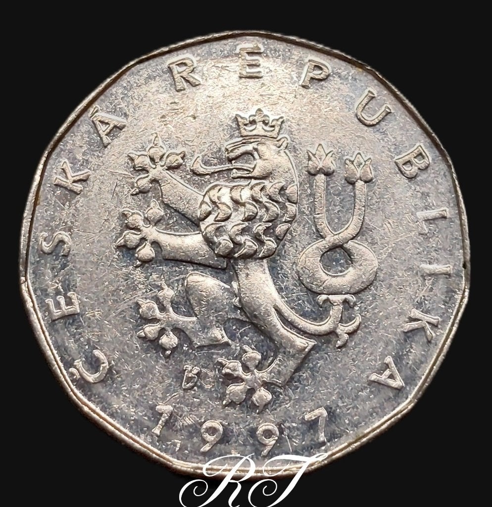 Te koop 2 Tsjechische kronen munt uit 1997., Ophalen of Verzenden, Overige landen, Losse munt