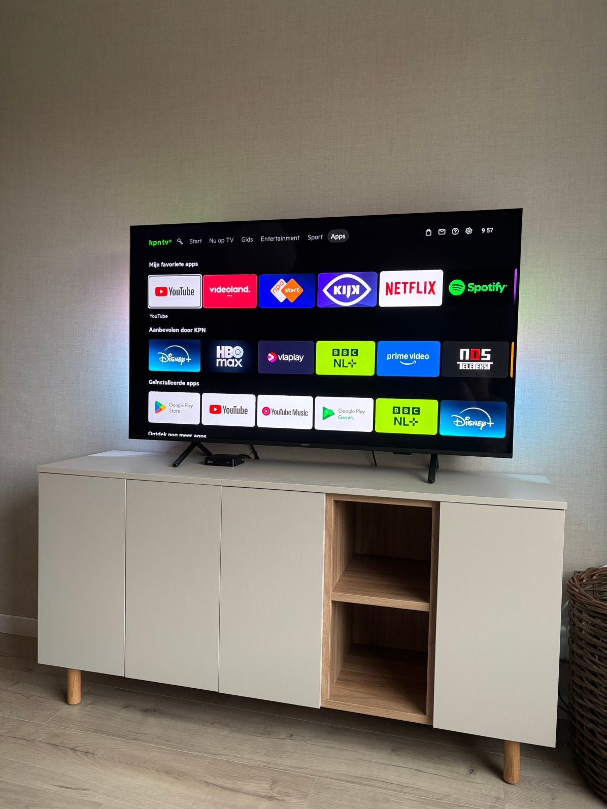 Philips Ambilight 55inch QLED 4K 2026, Ophalen, Philips, QLED, 120 Hz