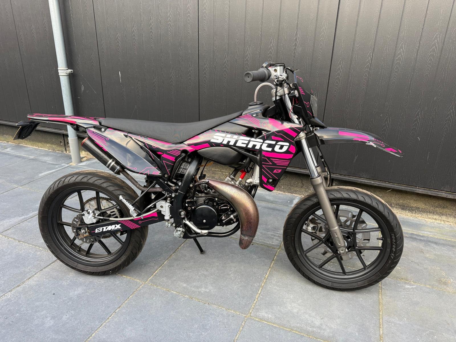 Sherco schakelbrommer, Fietsen en Brommers, Brommers | Overige merken, Ophalen, 6 versnellingen, Gebruikt, Maximaal 45 km/u