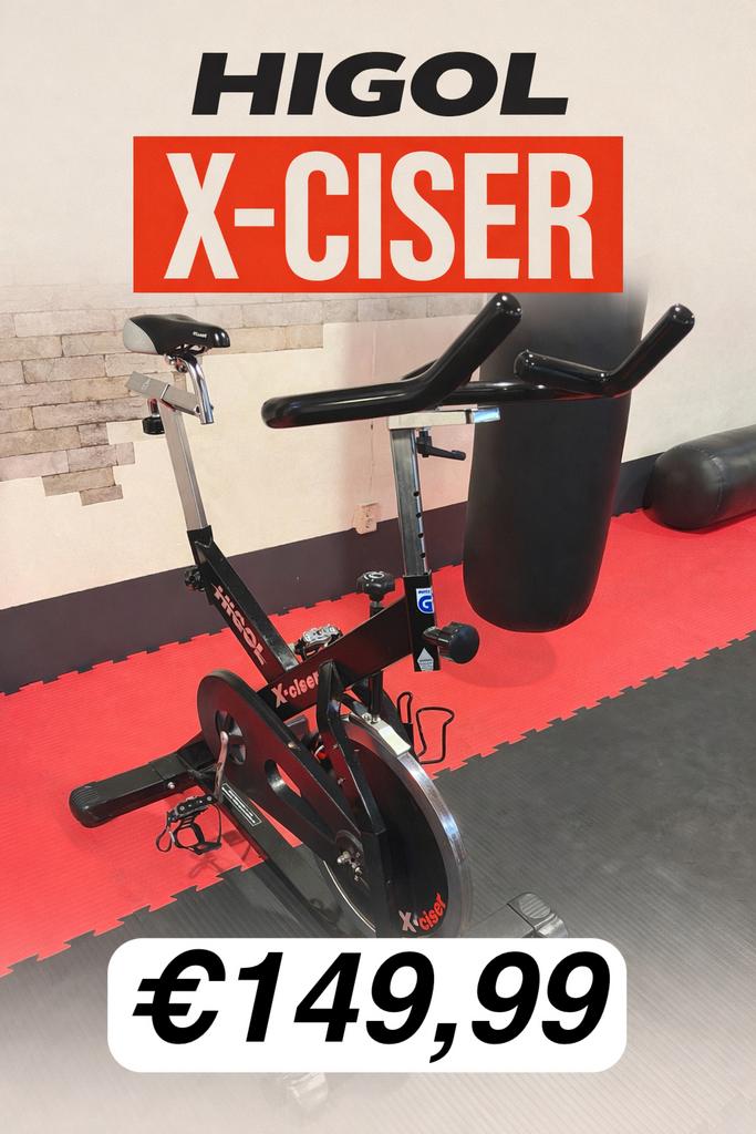Higol X-Ciser Spinningfiets – Hometrainer - Topconditie, Sport en Fitness, Fitnessmaterialen, Ophalen, Zo goed als nieuw, Benen