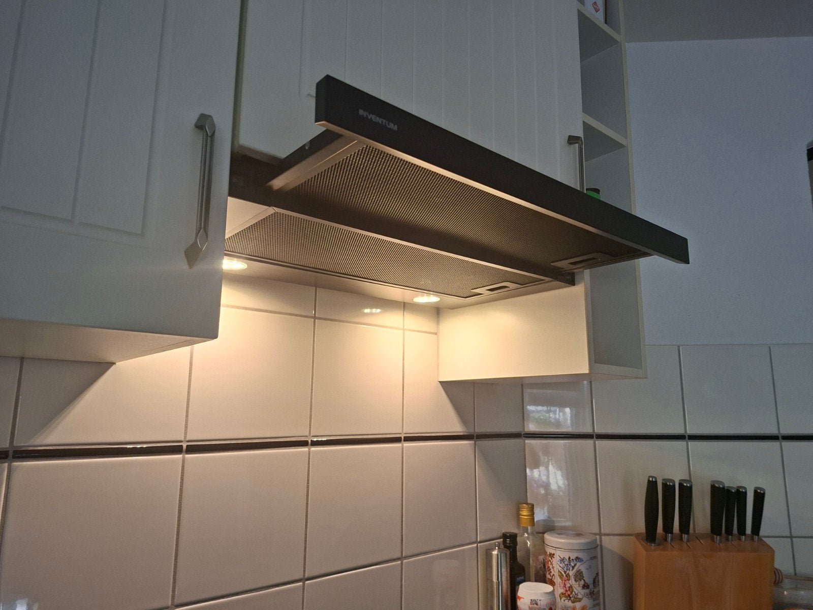 Complete hoekkeuken met inbouwapparatuur, Ophalen, Gebruikt, Kunststof, Hoekkeuken