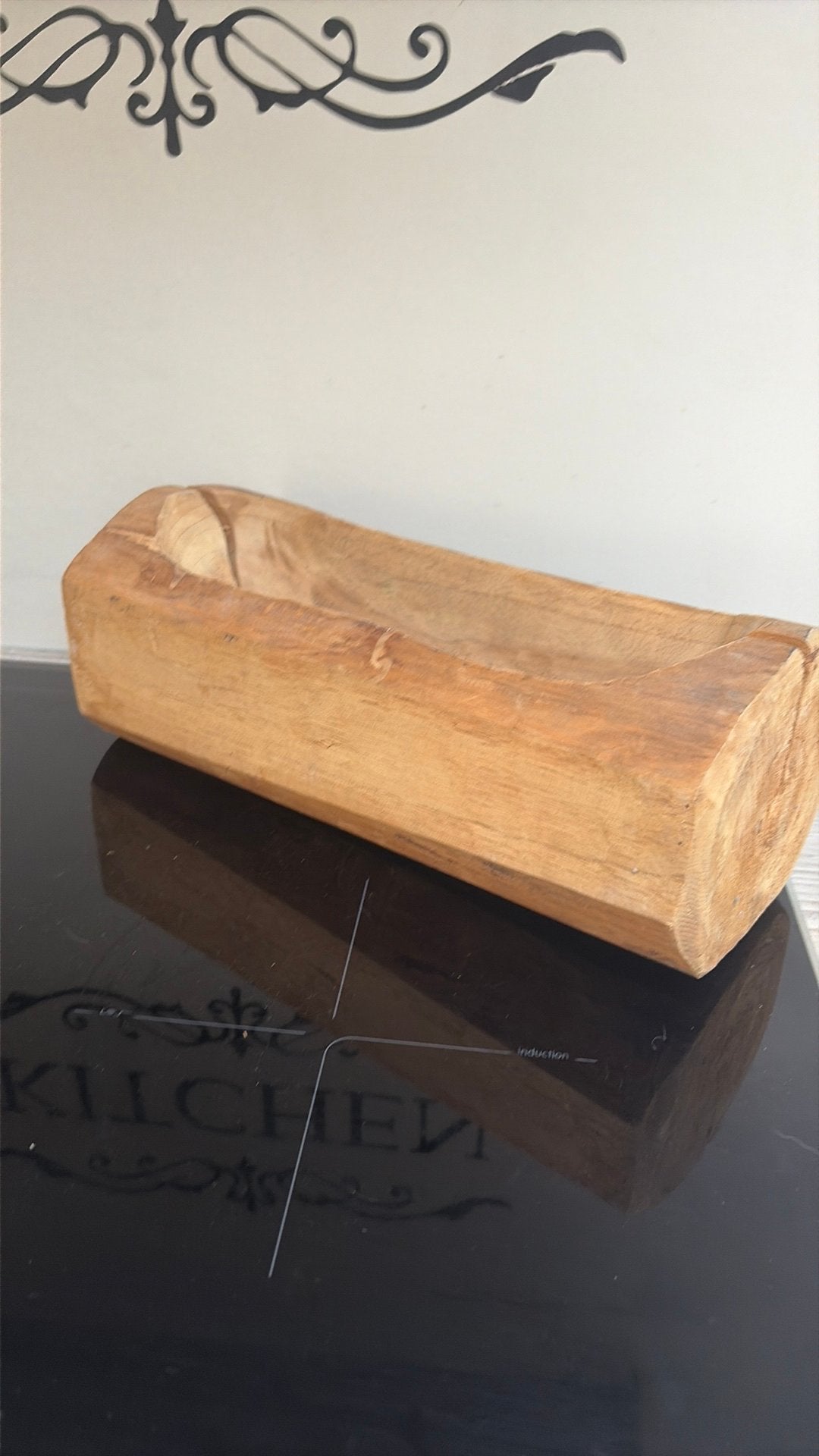 Houten trog, Ophalen of Verzenden, Zo goed als nieuw, Rechthoekig, Hout