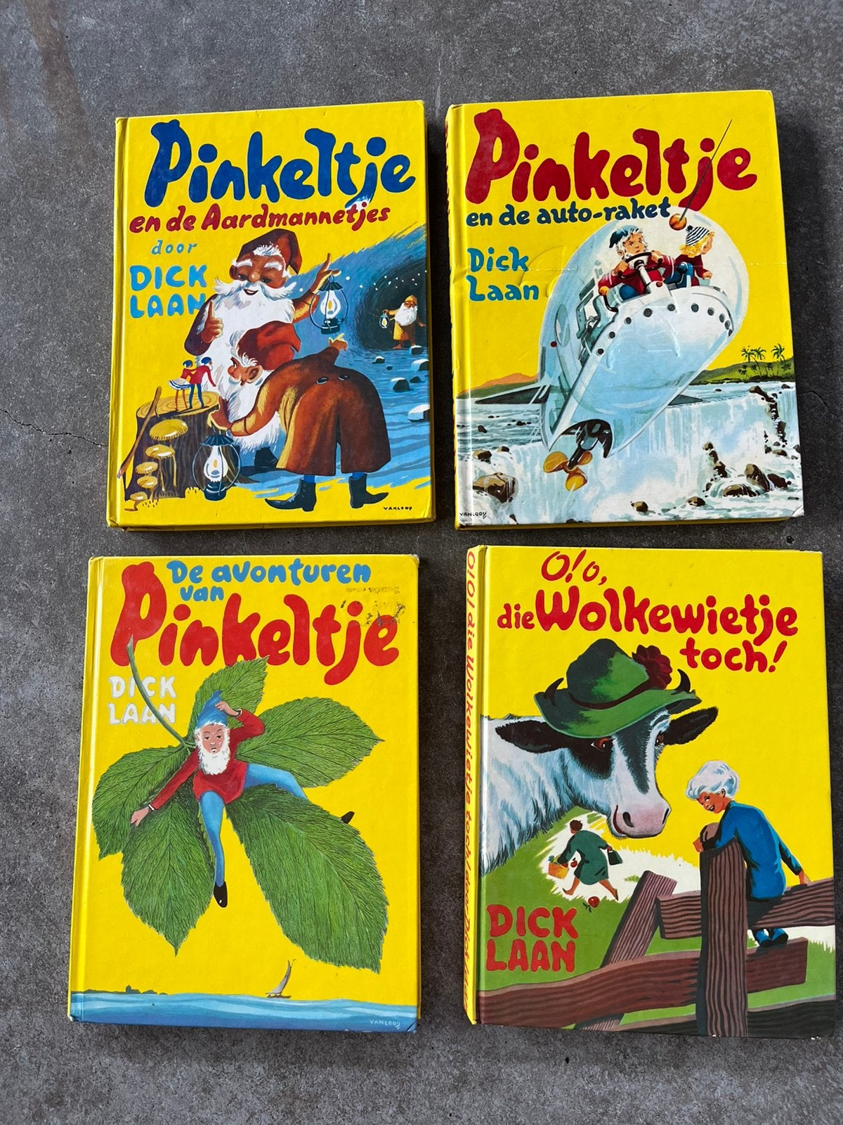 Pinkeltje (4 boeken), Boeken, Ophalen of Verzenden, Gelezen, Dick Laan