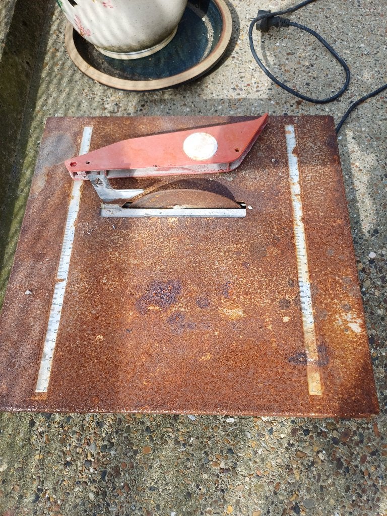 tegelzaag , electrisch, Gebruikt, Overige typen, 600 tot 1200 watt, Ophalen of Verzenden