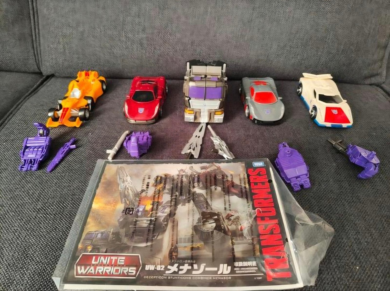 Transformers Unite Warriors Decepticon Stunticons Menasor, Verzamelen, Overige generaties, Verzenden, Zo goed als nieuw, Decepticons
