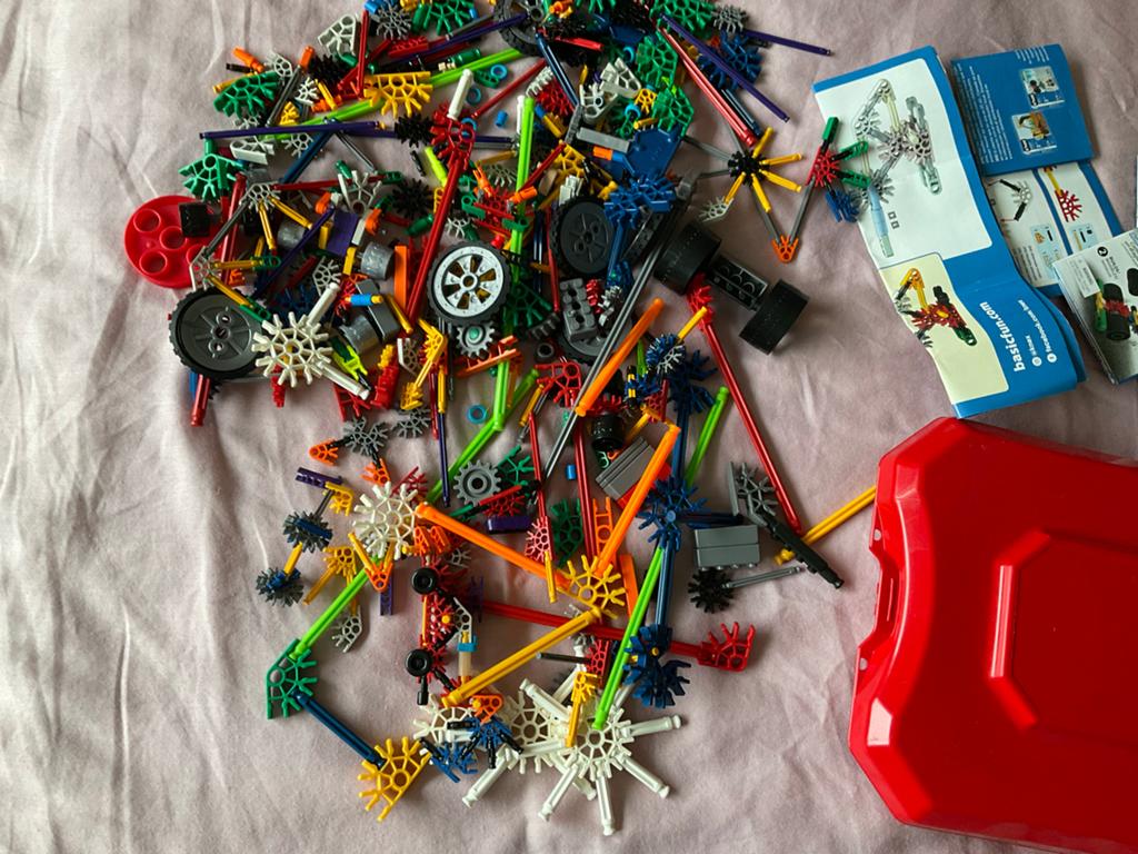 K'nex Super Value Tub - Bouwset met opbergbox, Ophalen, Gebruikt, K'nex