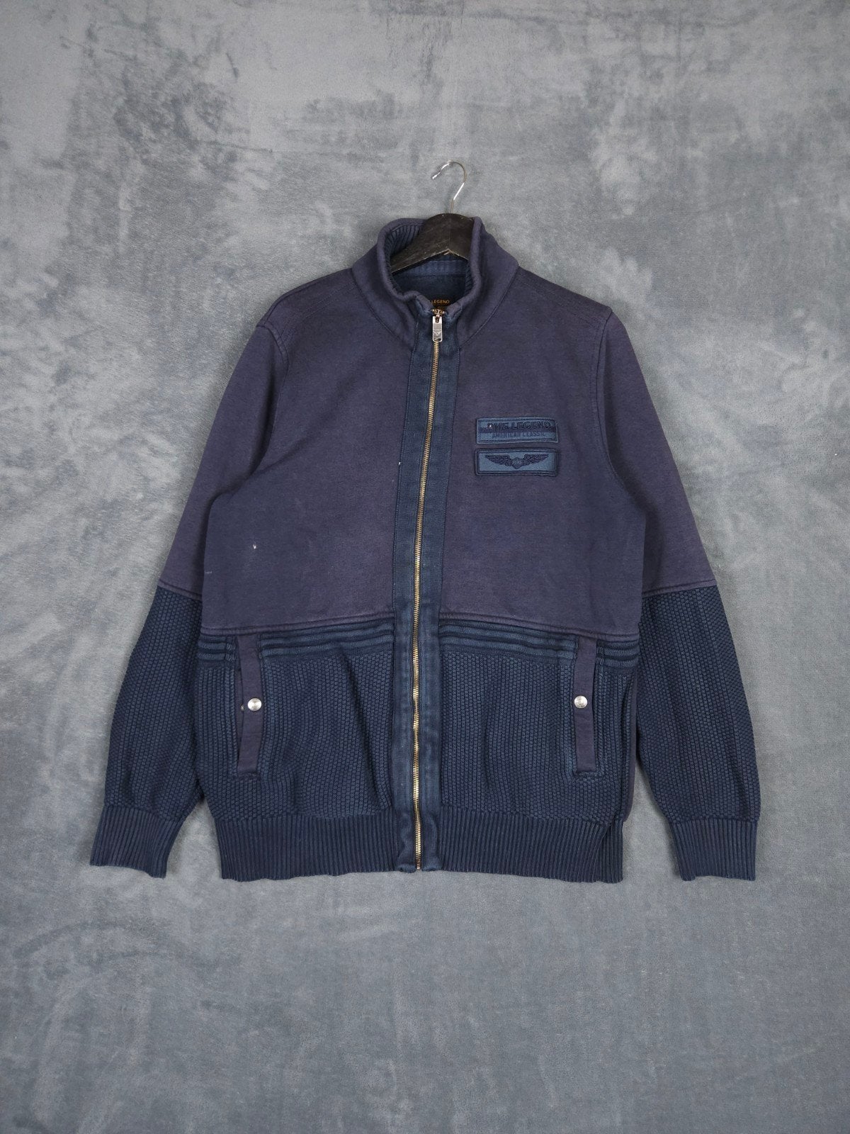 Pme Legend Vest Maat XL Navy Blauw Gebreid Katoen Pall Mall., Kleding | Heren, Truien en Vesten, Gedragen, Maat 56/58 (XL), Blauw