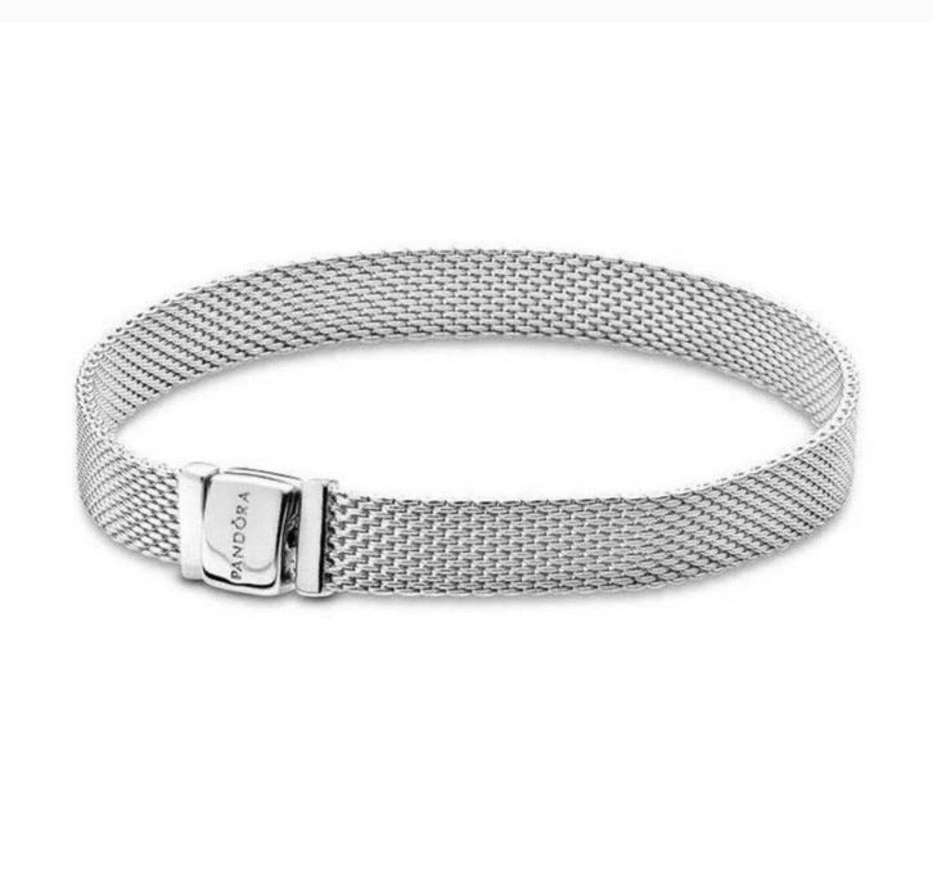 Pandora Reflexions Armband Mesh 597712 silver 925 zilver, P, P, P, Ophalen of Verzenden