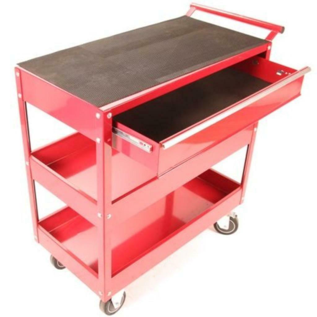 Gereedschapswagen open + la rood