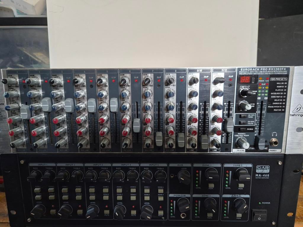 Behringer Eurorack Pro RX1202FX Mengpaneel, Muziek en Instrumenten, Mengpanelen, Ophalen of Verzenden, Gebruikt, 10 tot 20 kanalen