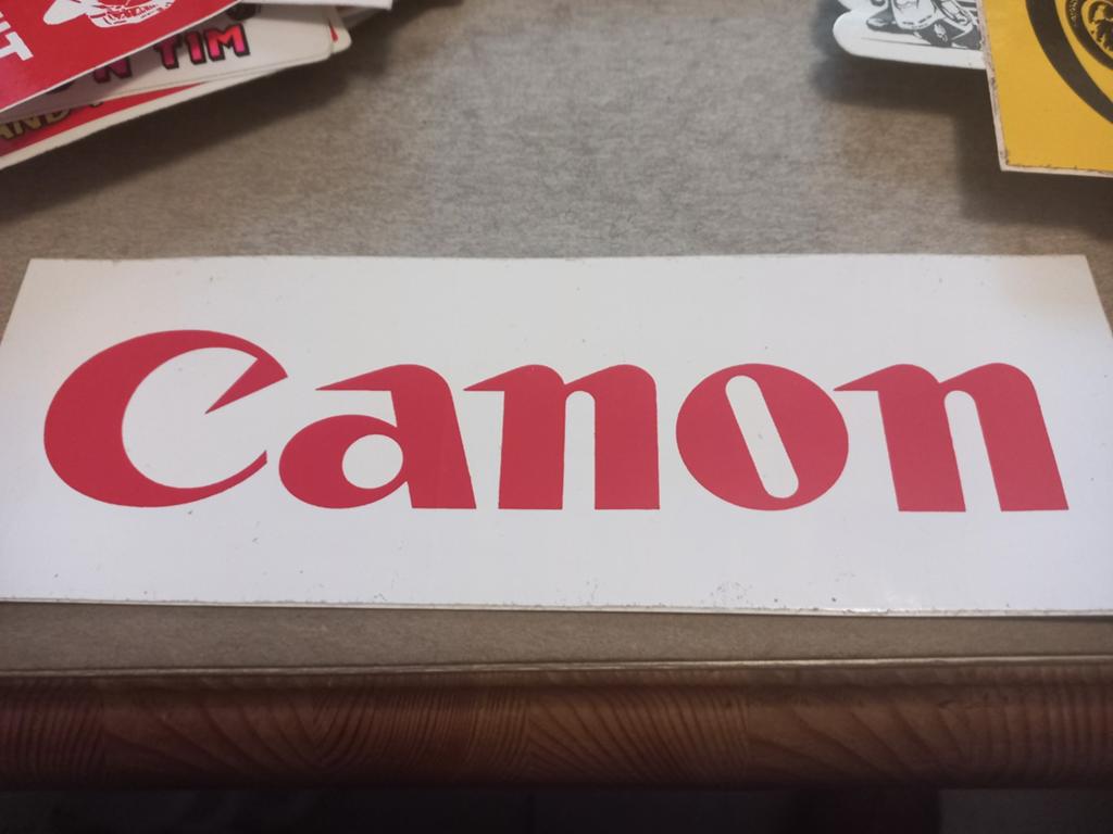 Canon, Verzamelen, Stickers, Ophalen of Verzenden, Zo goed als nieuw