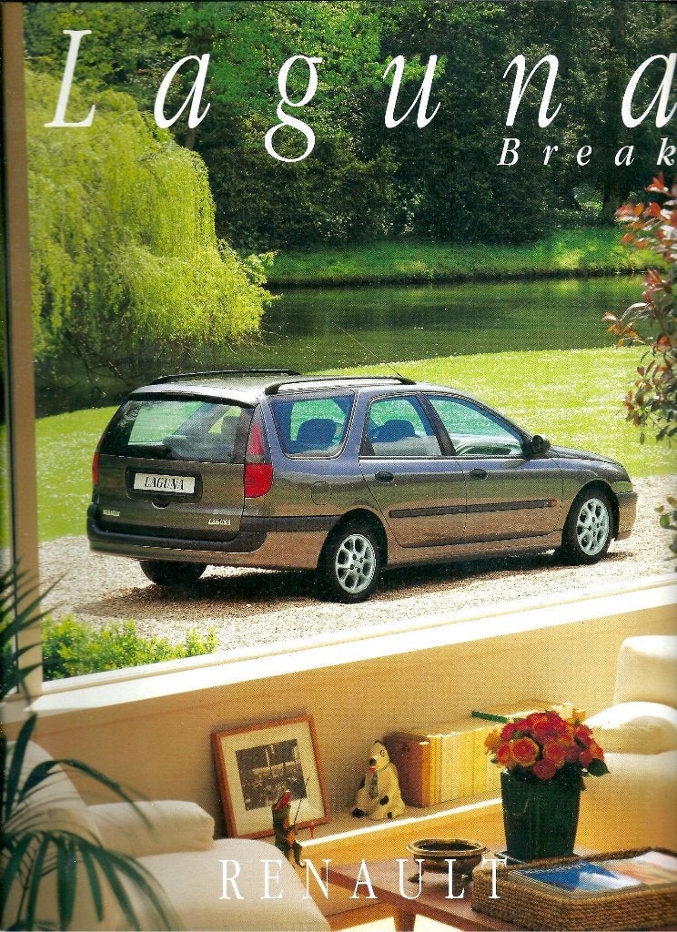 Brochure Renault Laguna Break 1995, Ophalen of Verzenden, Gelezen, Renault