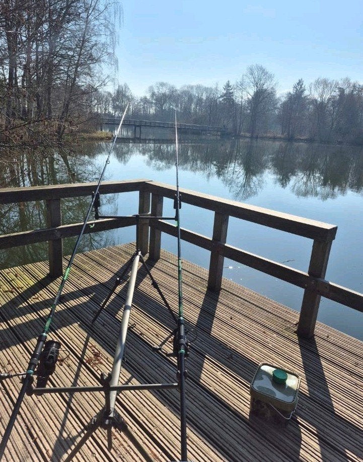 Mitchell Advanta Karperhengels 3.60m 2.75lbs, Watersport en Boten, Ophalen of Verzenden, Gebruikt, Werphengel
