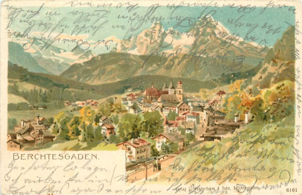 379-163-033 Berchtesgaden, Verzenden, Voor 1920, Duitsland