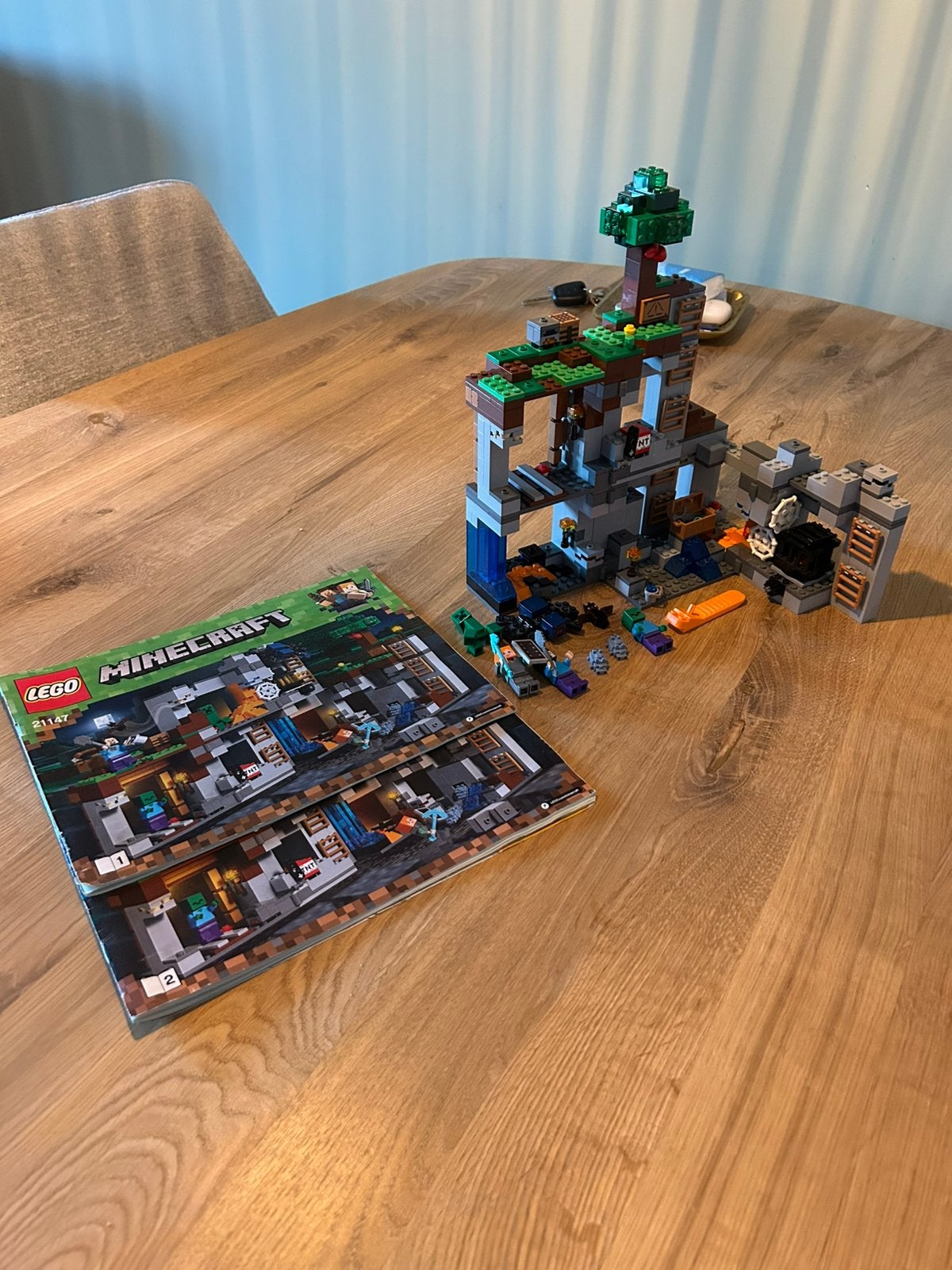 Lego minecraft 21147 compleet, Minecraft, Lego, Ophalen of Verzenden, Zo goed als nieuw