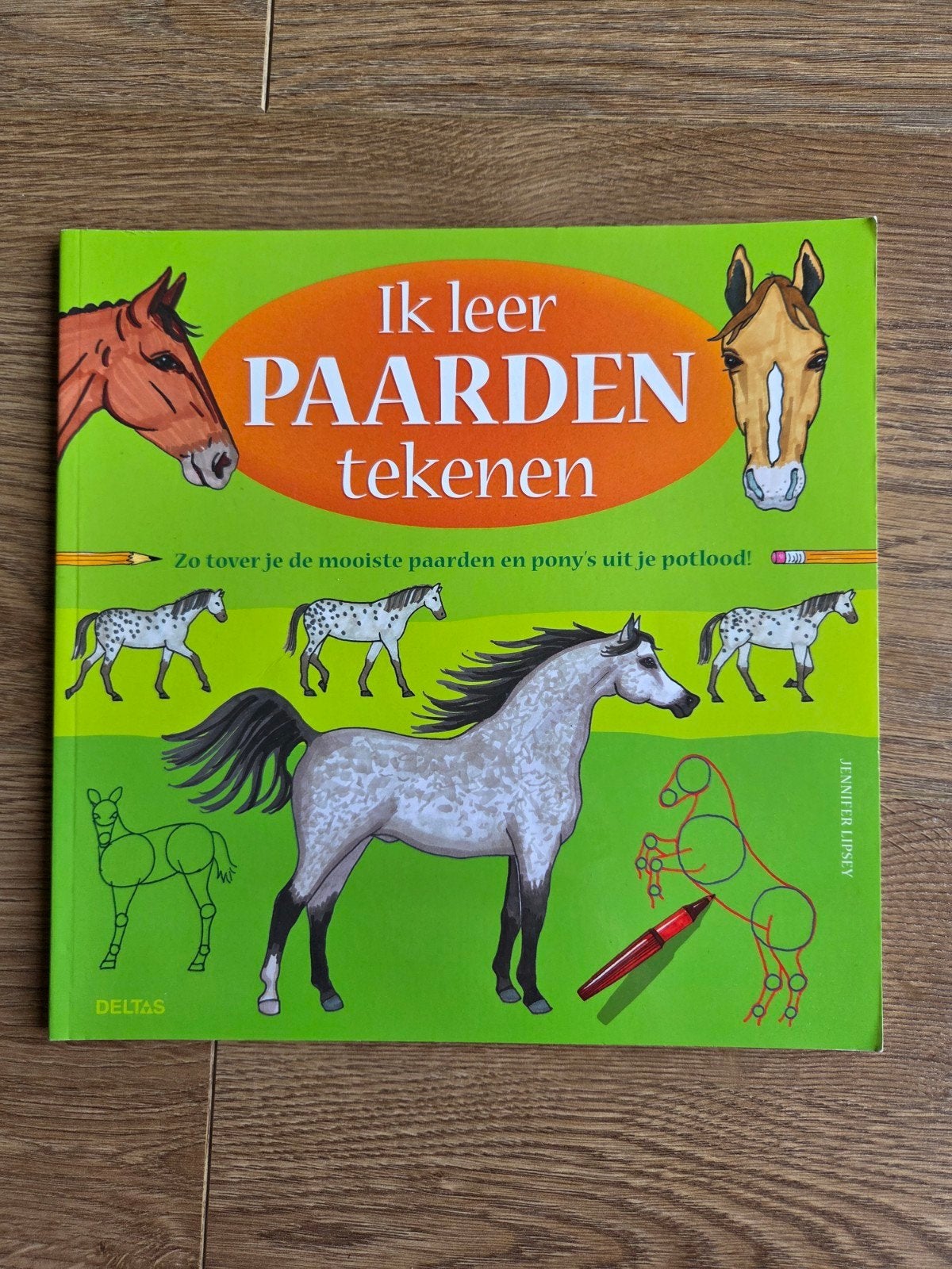 Ik leer paarden tekenen - Zo tover je de mooiste paarden, Ophalen of Verzenden, Zo goed als nieuw, Boek of Gids