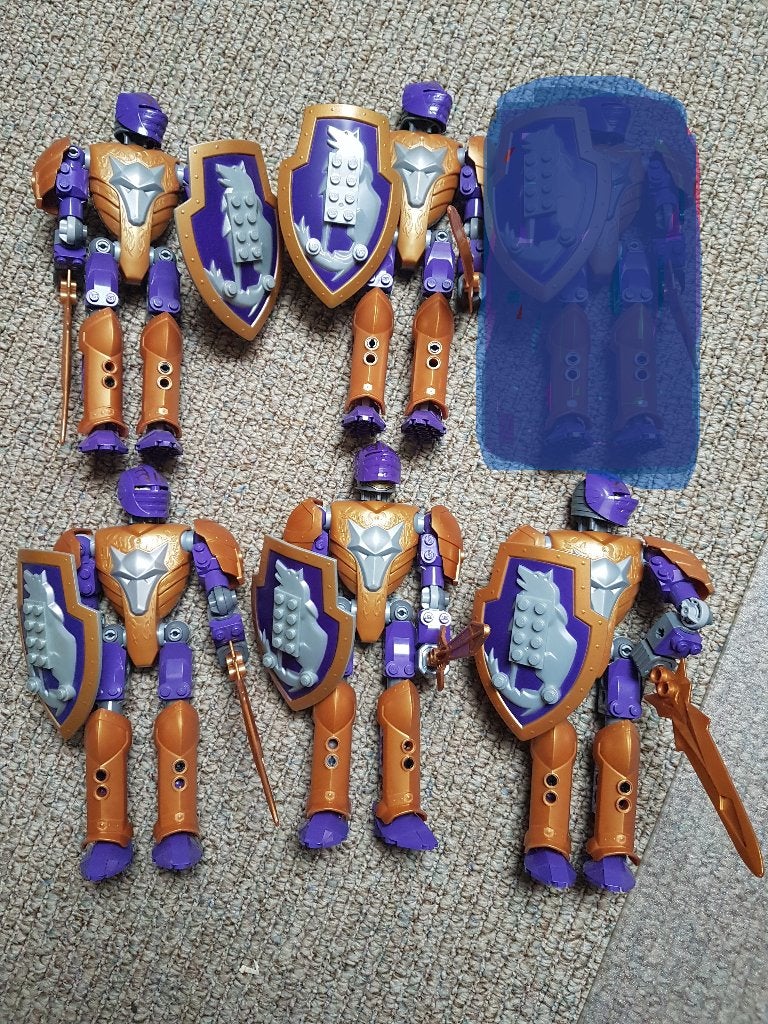 lego knights kingdom sir danju 8791-1, 10 stuks, Ophalen of Verzenden, Zo goed als nieuw, Lego
