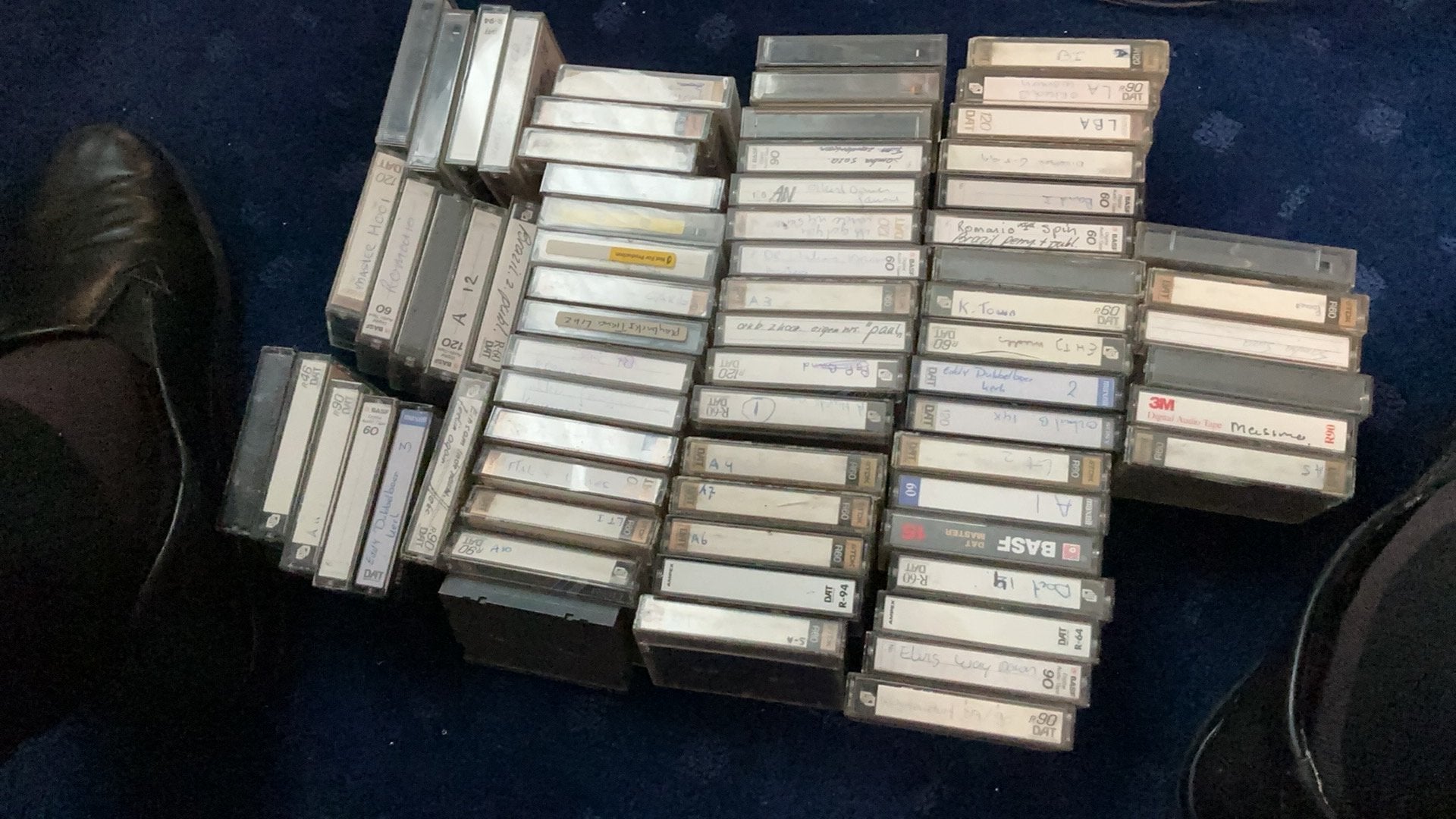 70 Dat cassette bandjes gebruik diverse merken., Cd's en Dvd's, Cassettebandjes, Ophalen of Verzenden, Gebruikt, 2 t/m 25 bandjes