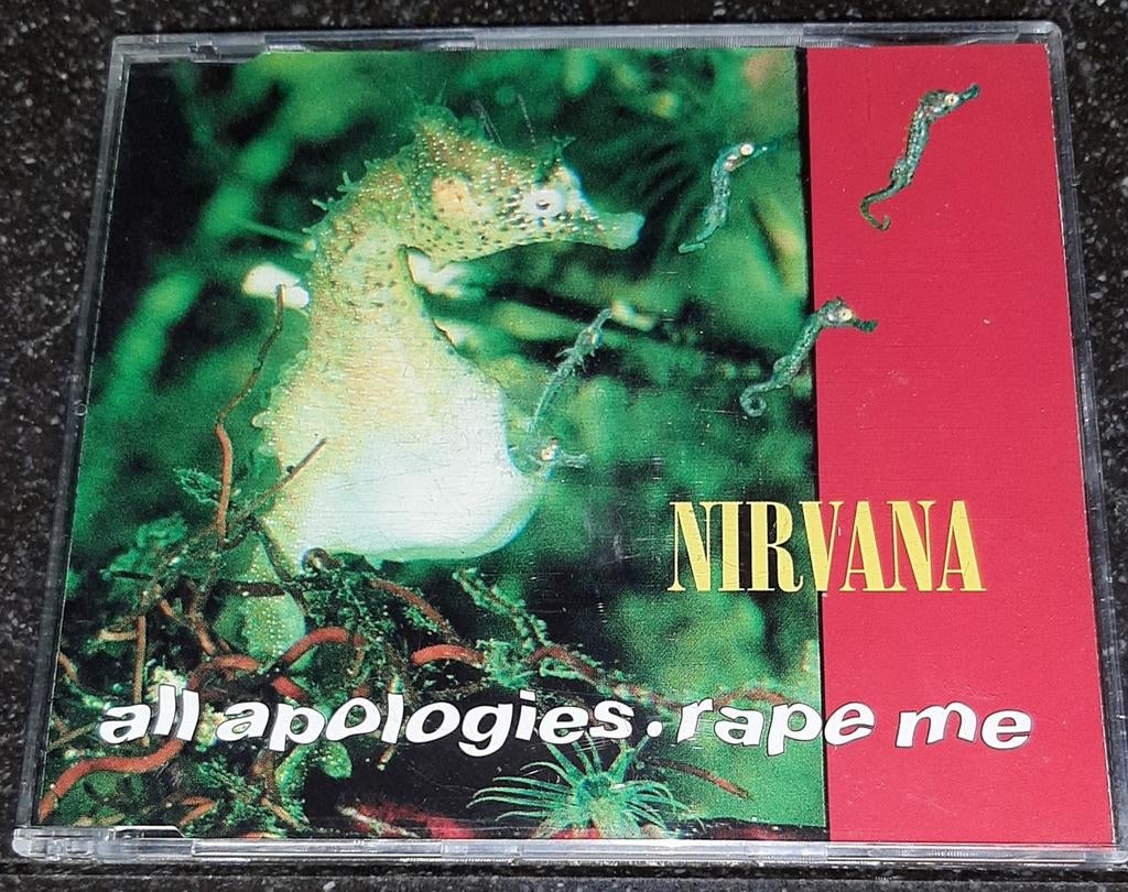 Nirvana all apologies.rape me, Ophalen of Verzenden, Zo goed als nieuw, Rock en Metal