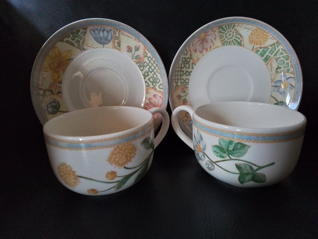Wedgwood "GARDEN MAZE" Home Collection Ontbijt Set, Ophalen of Verzenden, Zo goed als nieuw, Porselein, Overige typen