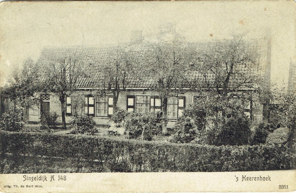 Ansichtkaart 's Heerenhoek (Borsele Zeeland) Singeldijk, Verzamelen, Ansichtkaarten | Nederland, Verzenden, Voor 1920, Gelopen