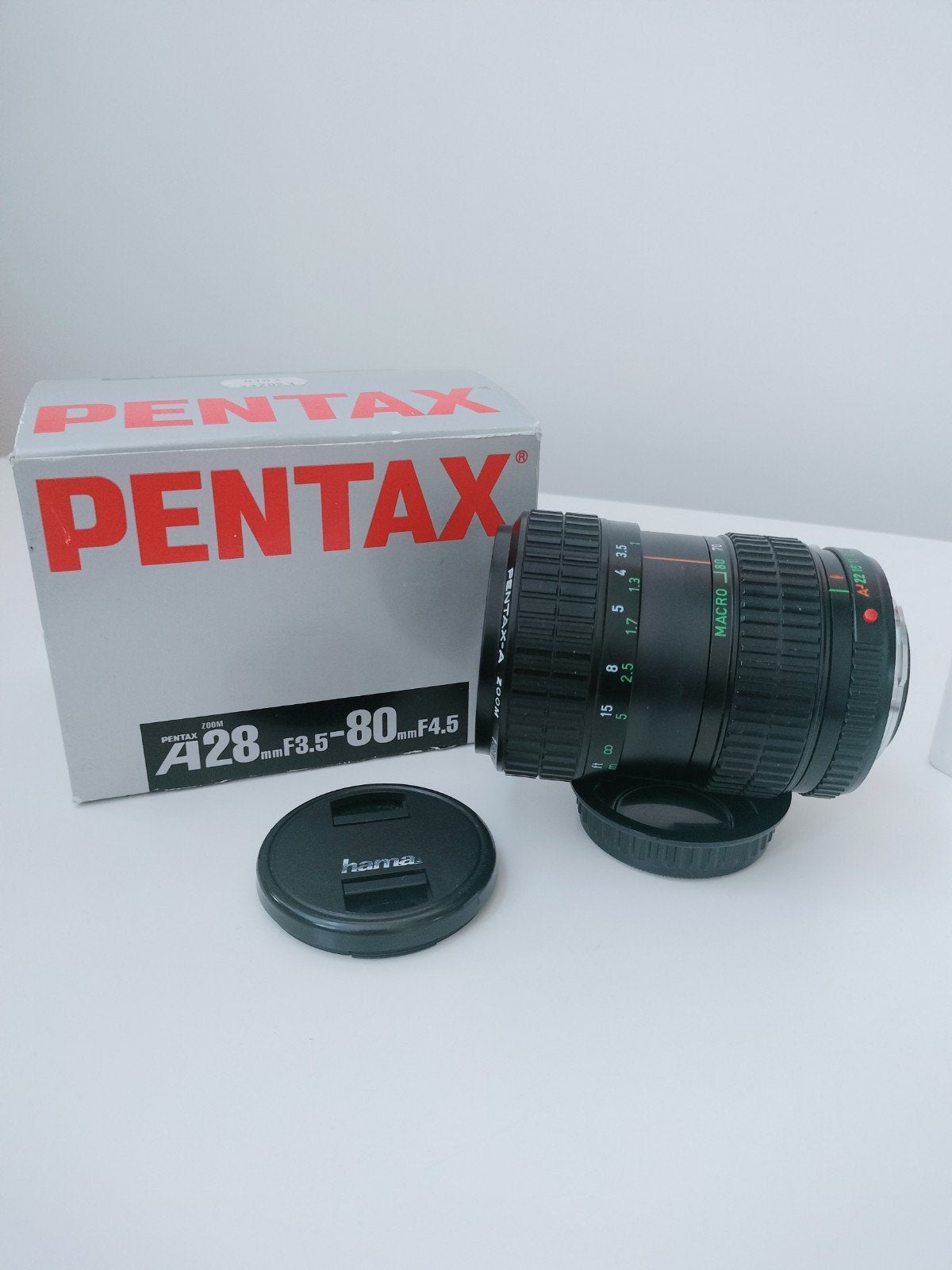 Pentax A 28-80mm 3.5-4.5 Pentax-A zoom lens, Zo goed als nieuw, Standaardlens, Zoom, Pentax K-mount