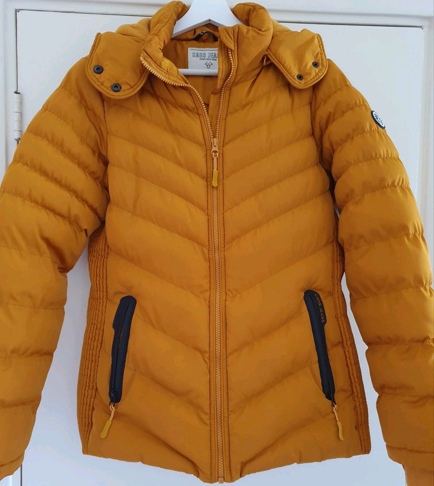 Parka kort Cars Jeans M, Maat 38/40 (M), Verzenden, Geel, Zo goed als nieuw