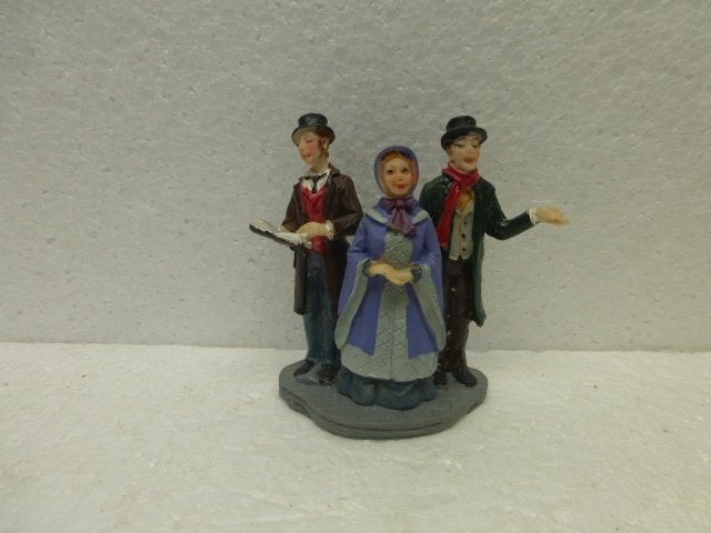 lemax Merry Carolers kerstdorp poppetjes figurines beeldje, Ophalen of Verzenden, Zo goed als nieuw