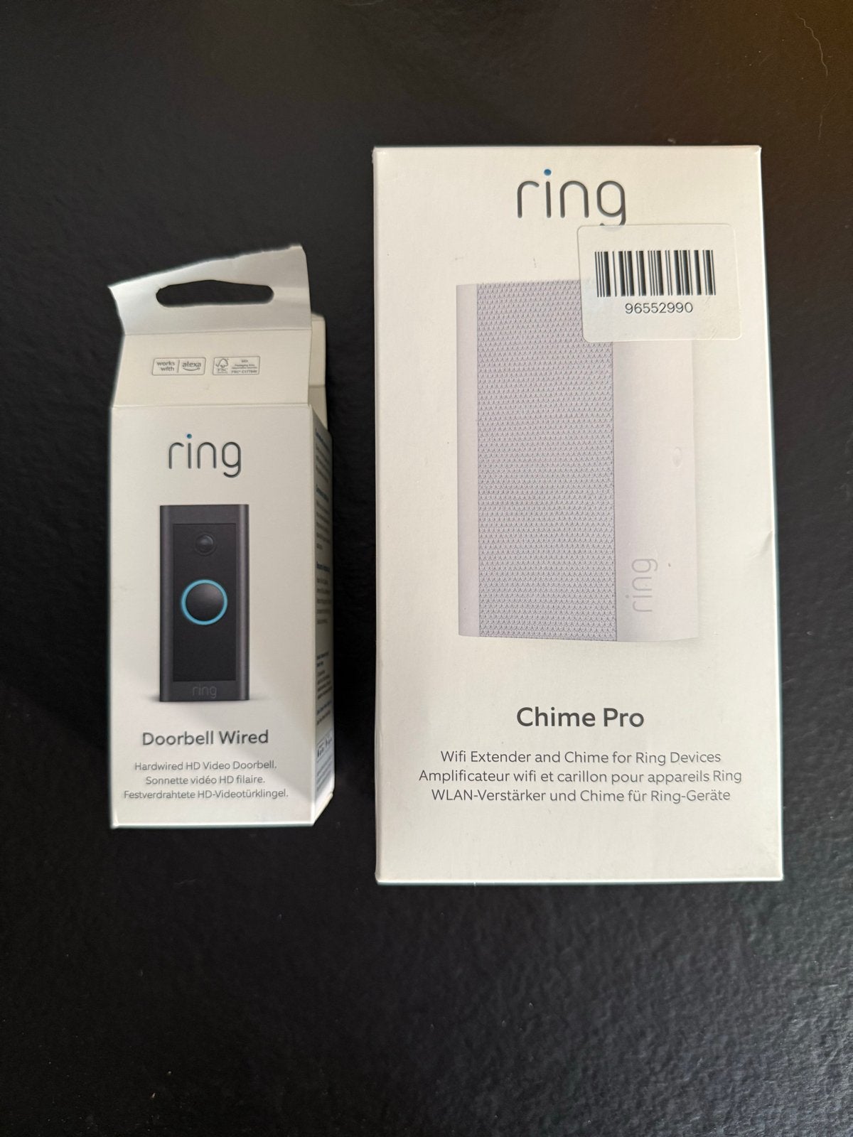 Ring Doorbell Wired & Chime Pro -, Ophalen of Verzenden, Bewegingsdetectiesensor, Nieuw, Bedraad