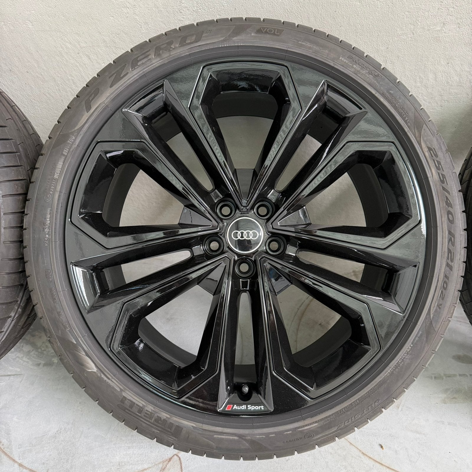 ☀️21 inch Origineel Audi Q5 SQ5 velgen met zomerbanden, Gebruikt, 255 mm, Banden en Velgen, Personenwagen
