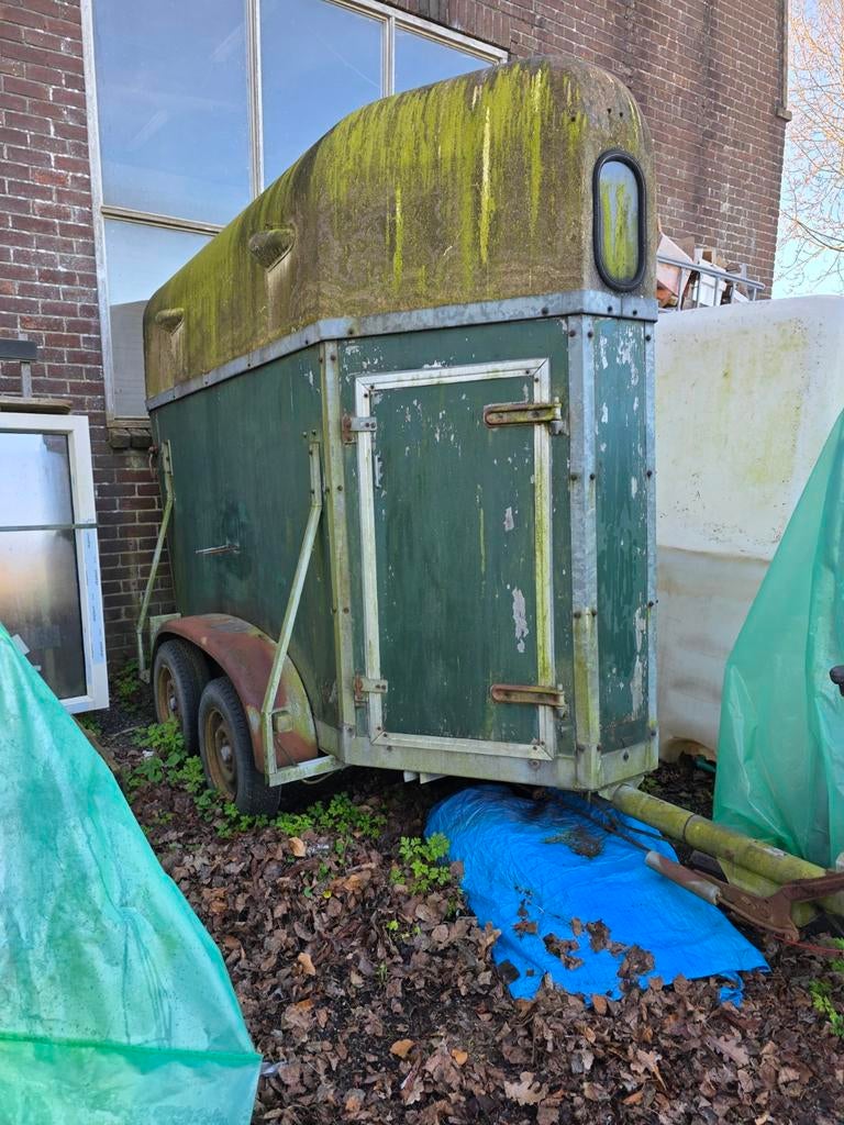 Opknapper paarden trailer, Ophalen, Gebruikt