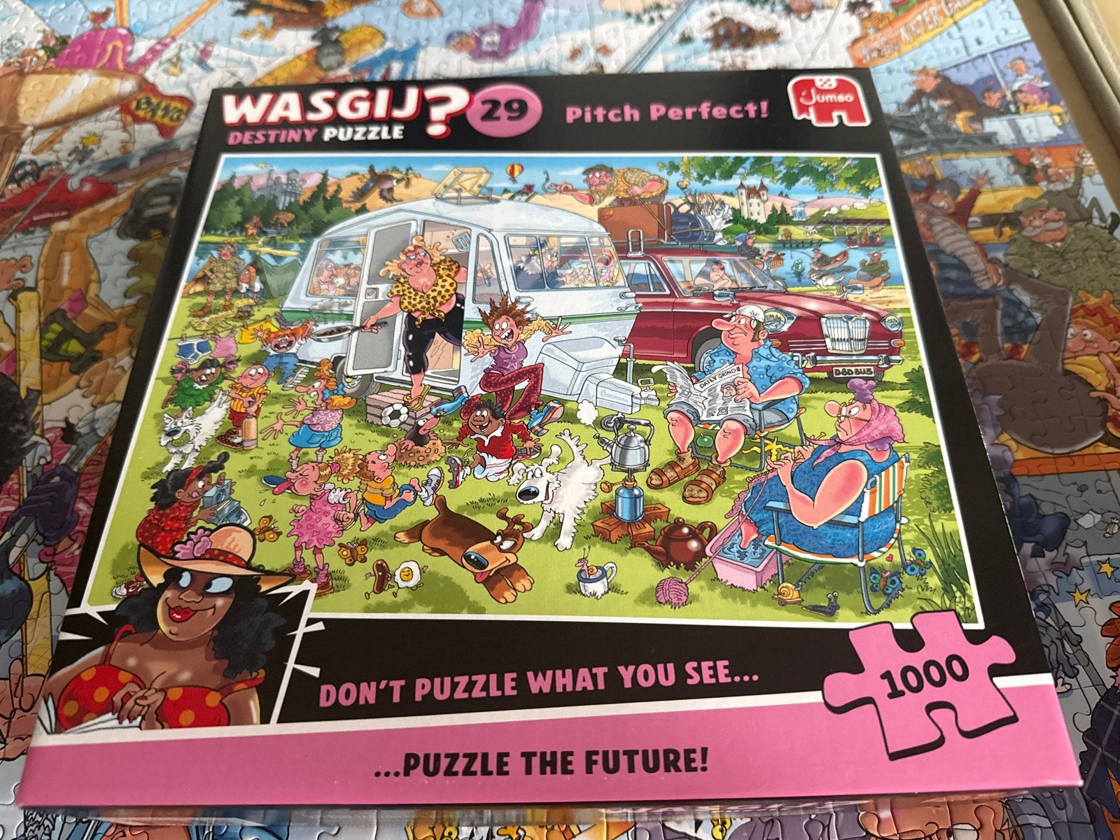 Twee  wasgij puzzels met z’n drieën voor 20 euro, Ophalen, 500 t/m 1500 stukjes, Zo goed als nieuw, Legpuzzel