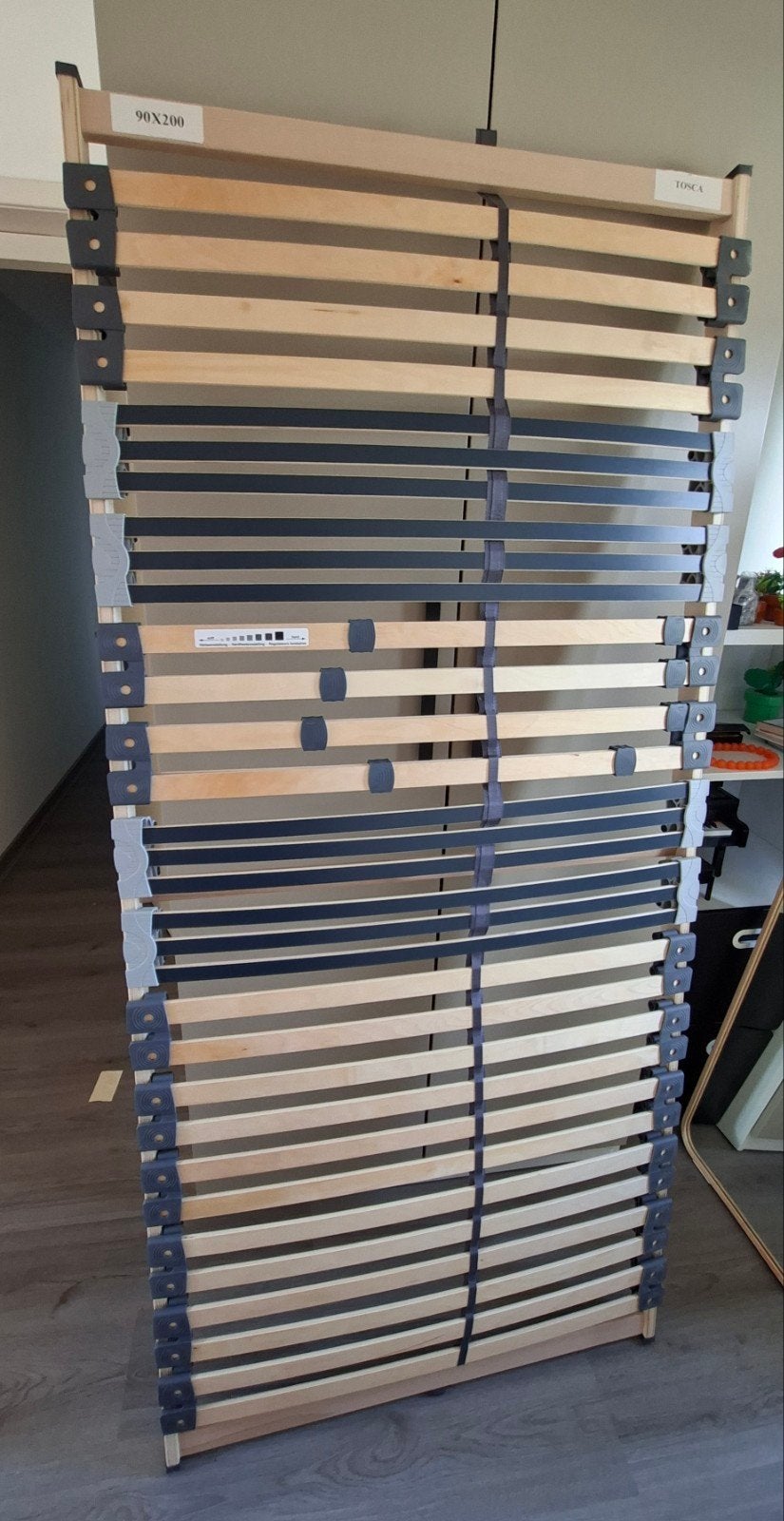 Lattenbodem 90x200 cm - Zo goed als nieuw, Ophalen, 90 cm, Zo goed als nieuw, 200 cm