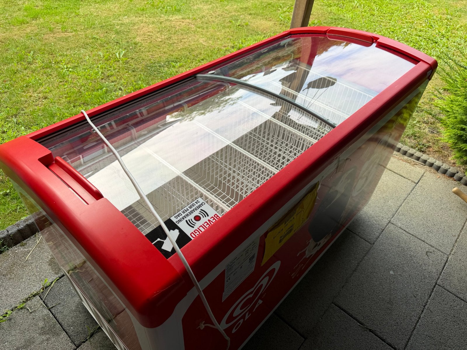 Ola Focus 131 Diepvrieskist met glazen schuifdeksel, 150 tot 200 liter, Gebruikt, 60 cm of meer, Met aparte vriezer