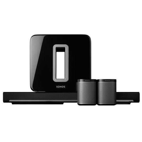 Sonos Home Cinema Set: Playbar, 3x One SL (2x Surround), Ophalen, Gebruikt, Surroundset, Sonos