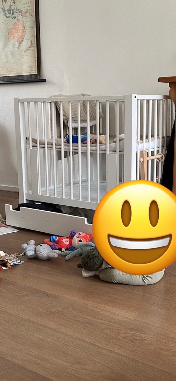 Box 80x100 cm verstelbaar met 2 boxkleden Koeka/Baby's Only, Ophalen, Gebruikt, Rechthoekig, In hoogte verstelbaar