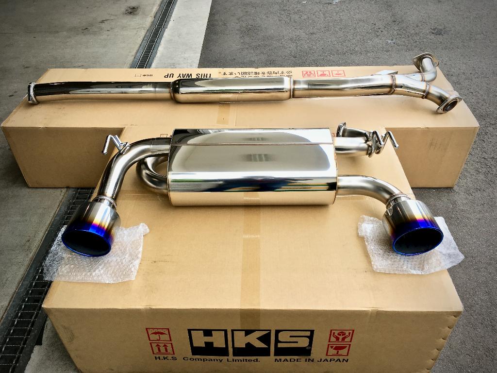 HKS Super turbo muffler uitlaat - Lancer Evolution Evo 10 X, Auto diversen, Tuning en Styling, Ophalen of Verzenden