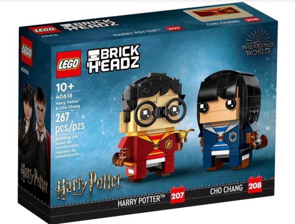 40616 Harry Potter en Cho Chang LEGO BrickHeadz (ongeopend), Lego, Ophalen of Verzenden, Complete set, Compleet