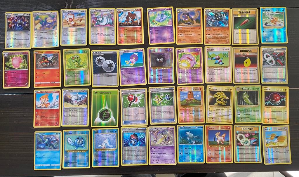 Set Holo Pokémonkaarten 2014/2015/2016, Ophalen of Verzenden, Zo goed als nieuw, Meerdere kaarten