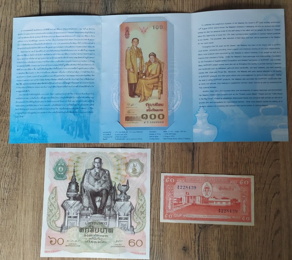 3 biljetten Thailand en Laos, Ophalen of Verzenden, Zuidoost-Azië, Setje