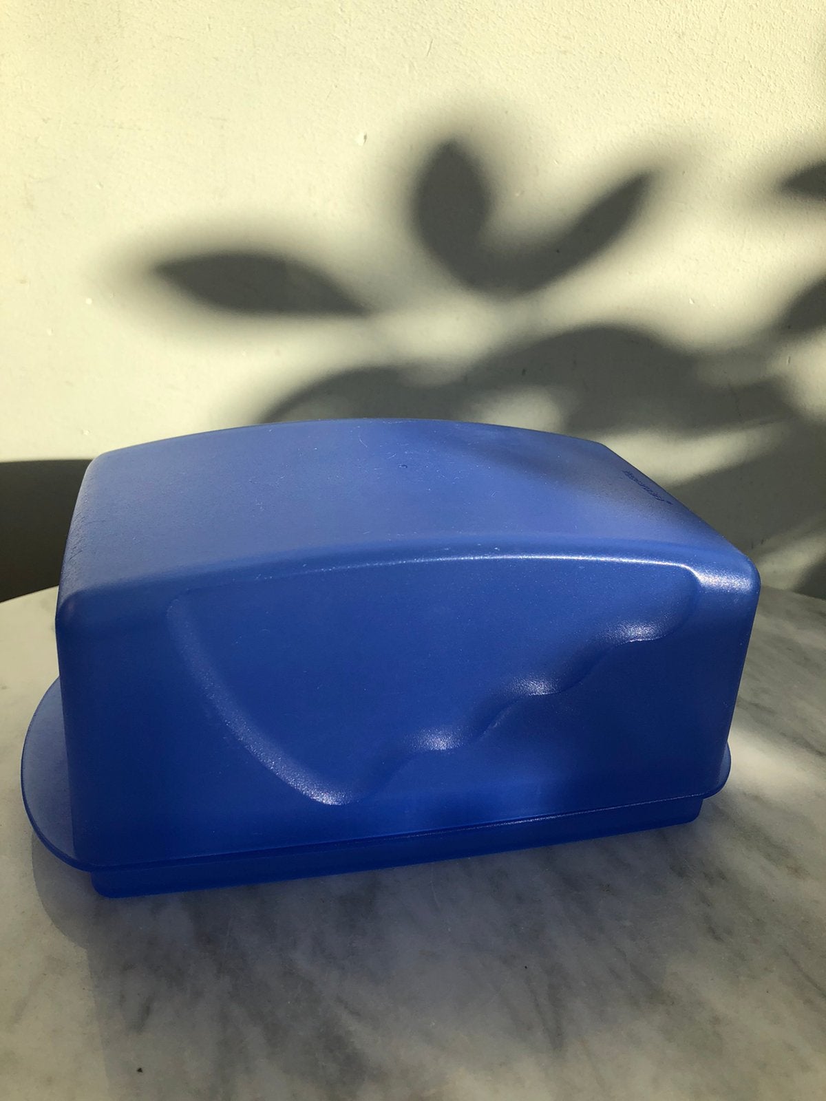 Tupperware botervloot, kobaltblauw, goede staat., Ophalen of Verzenden, Gebruikt, Blauw, Overige typen