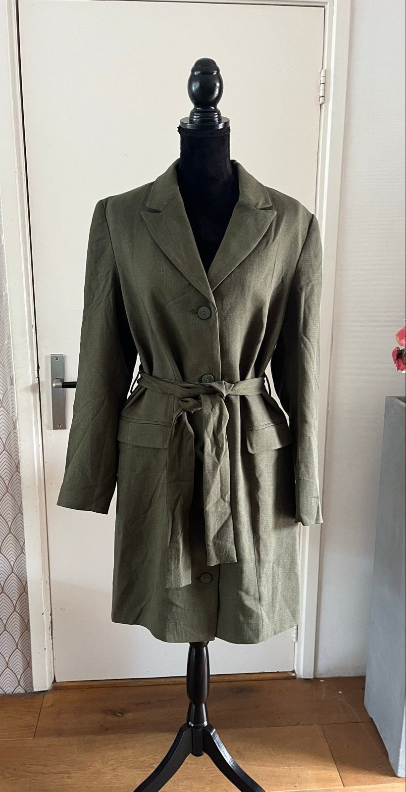 Nieuwe WE Fashion Jurk met Ceintuur XXL, Maat 46/48 (XL) of groter, Nieuw, Ophalen of Verzenden, Knielengte