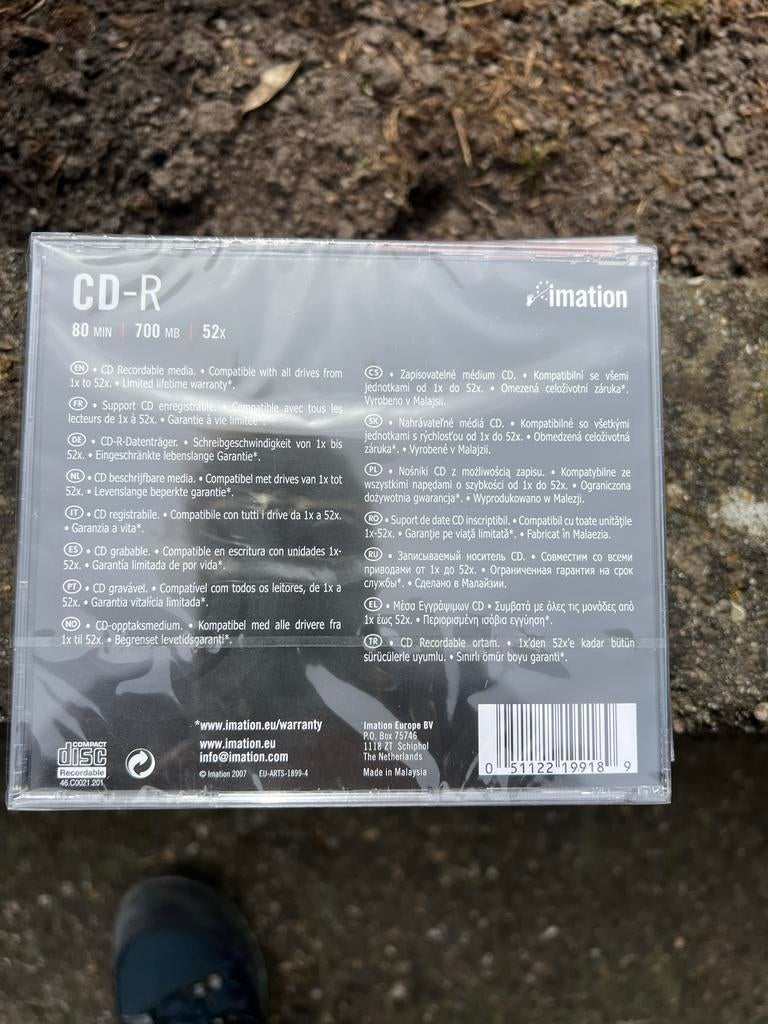 7 Imation CD-R Discs - Nieuw in Verpakking, Computers en Software, Beschrijfbare discs, Nieuw, Cd, Ophalen of Verzenden