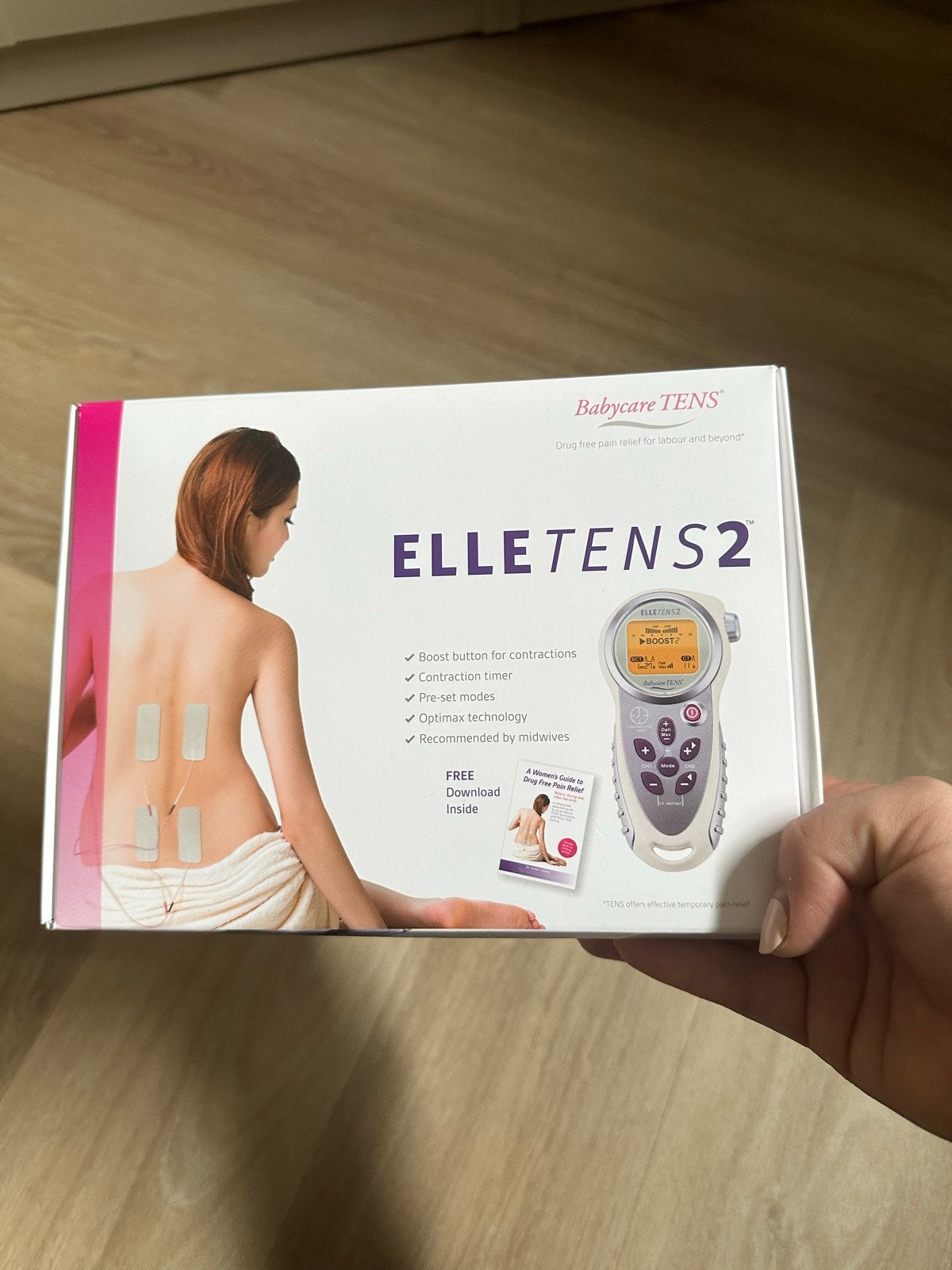 ELLE TENS 2 - Geboortetens - Pijnverlichting bevalling, Ophalen of Verzenden, Zo goed als nieuw