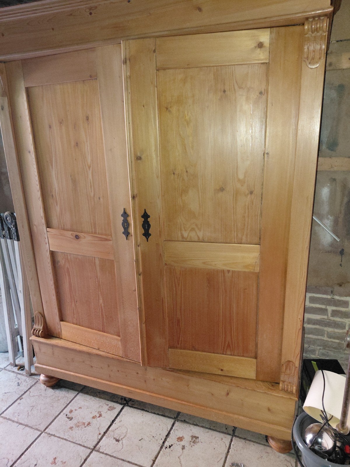 Massieve grenen hangkast - 150x200x60cm, Ophalen of Verzenden